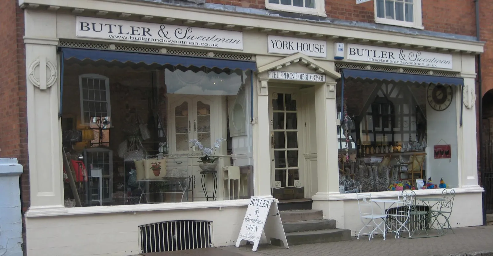 Butler and Sweatman Shop Front